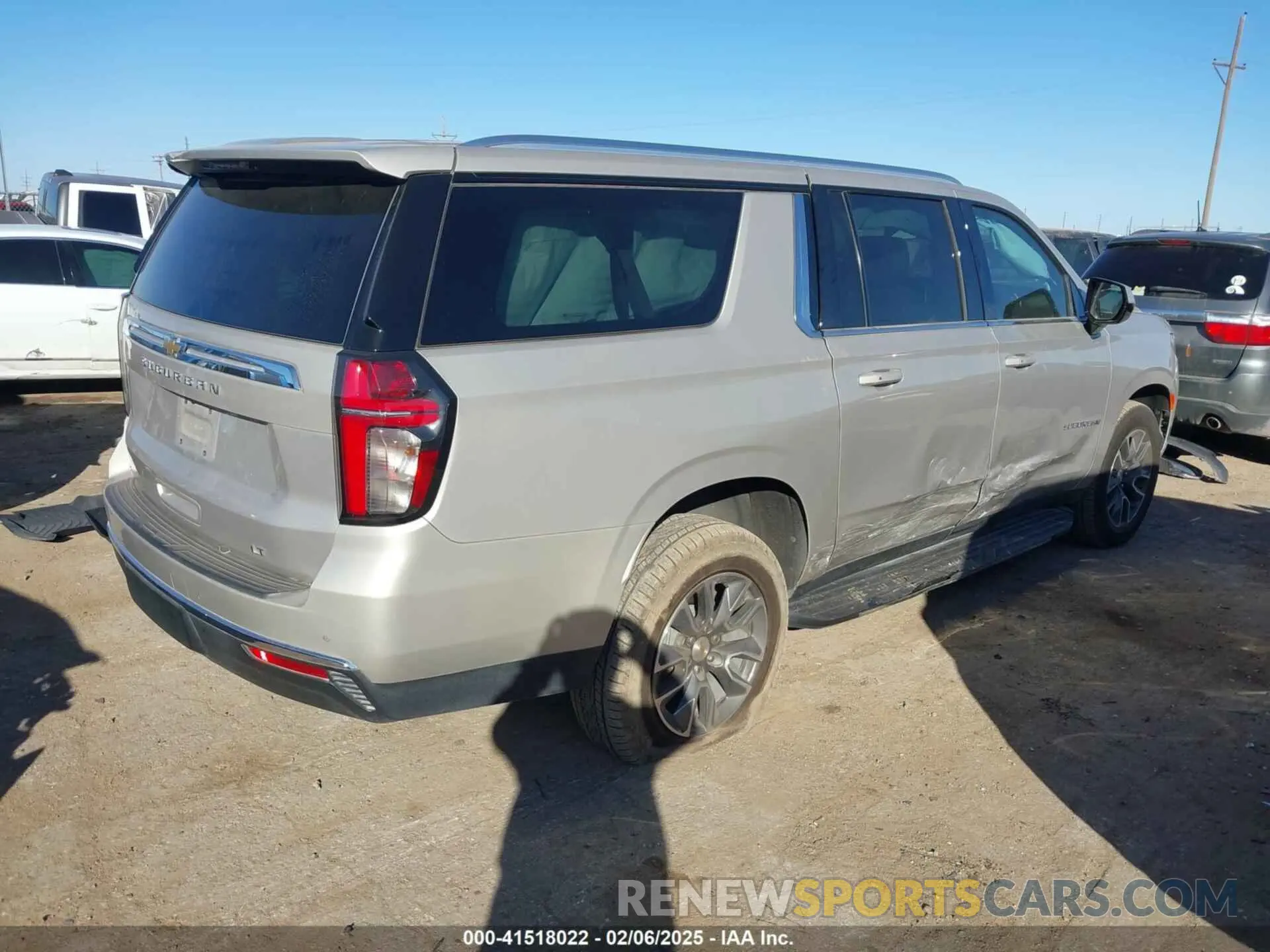 4 Photograph of a damaged car 1GNSCCKD2PR522272 CHEVROLET SUBURBAN 2023