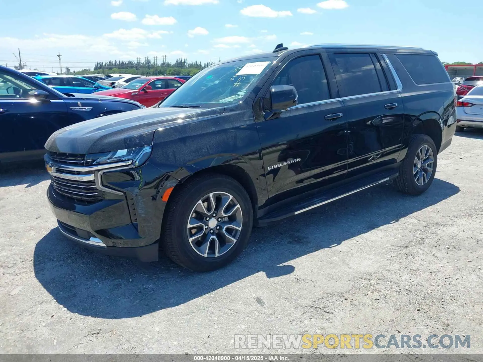 2 Фотография поврежденного автомобиля 1GNSCCKT4PR505108 CHEVROLET SUBURBAN 2023