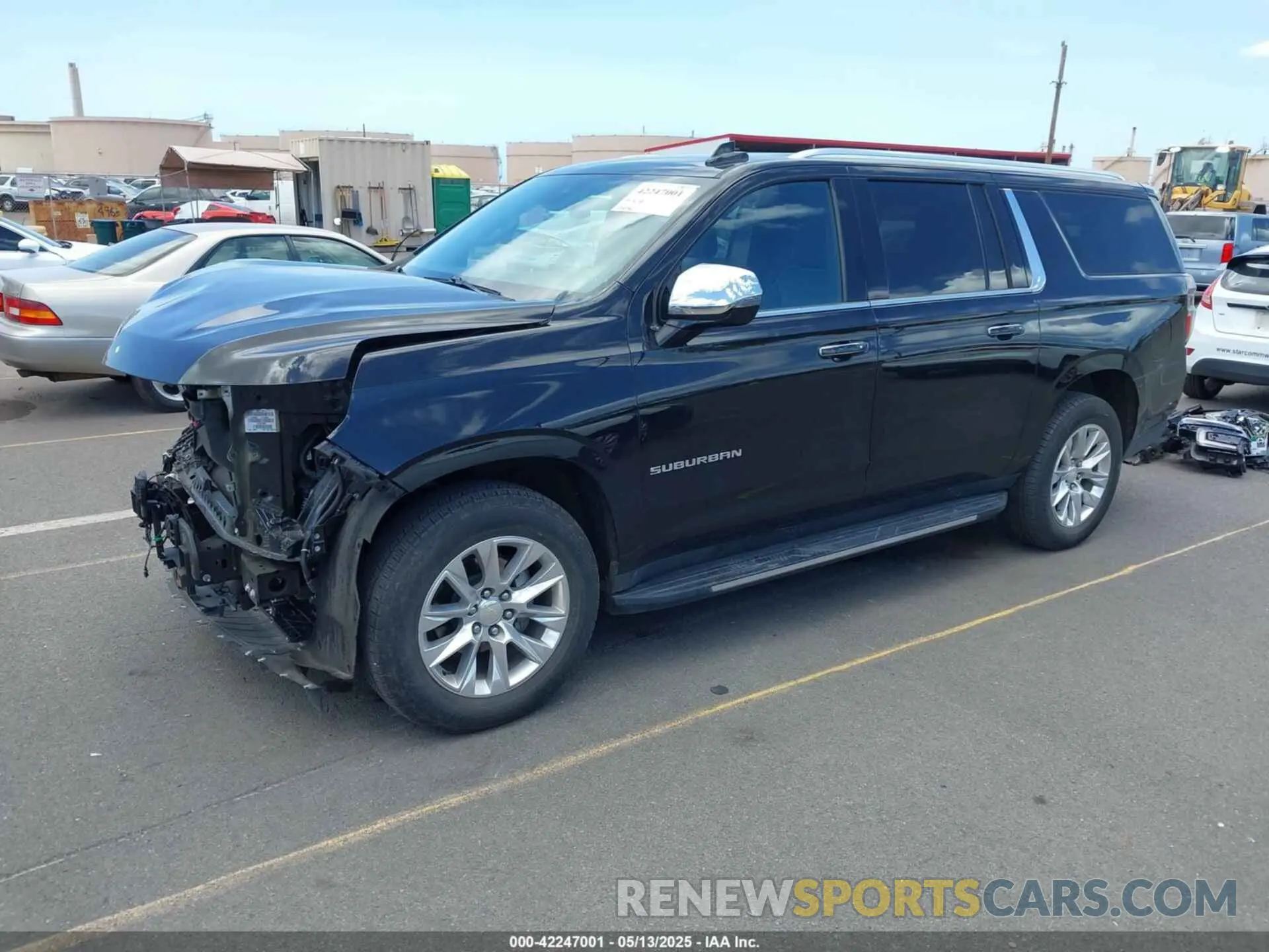 2 Фотография поврежденного автомобиля 1GNSCFKD1PR410564 CHEVROLET SUBURBAN 2023