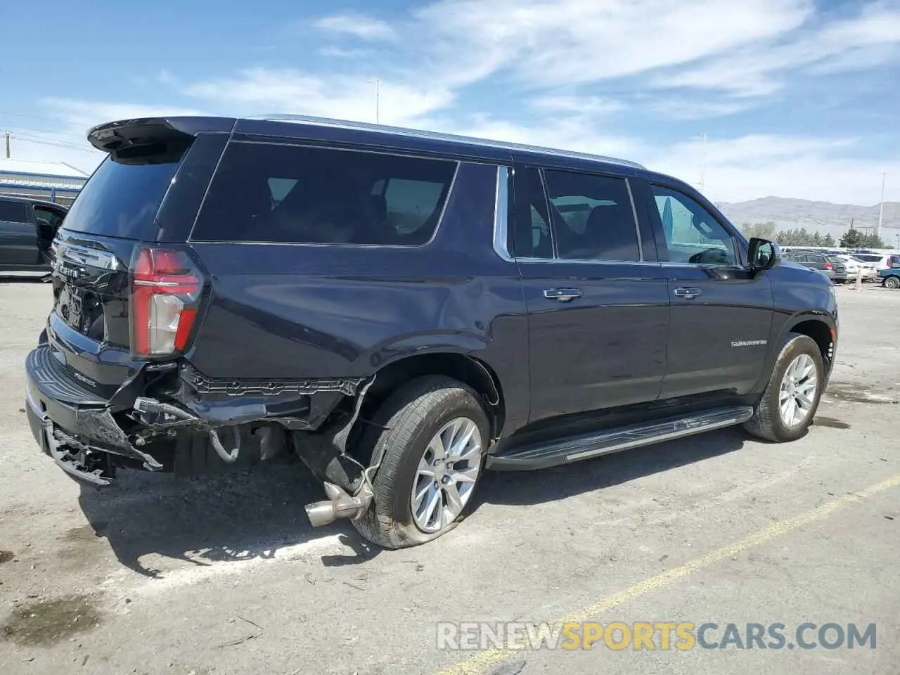 3 Photograph of a damaged car 1GNSCFKD3PR476310 CHEVROLET SUBURBAN 2023