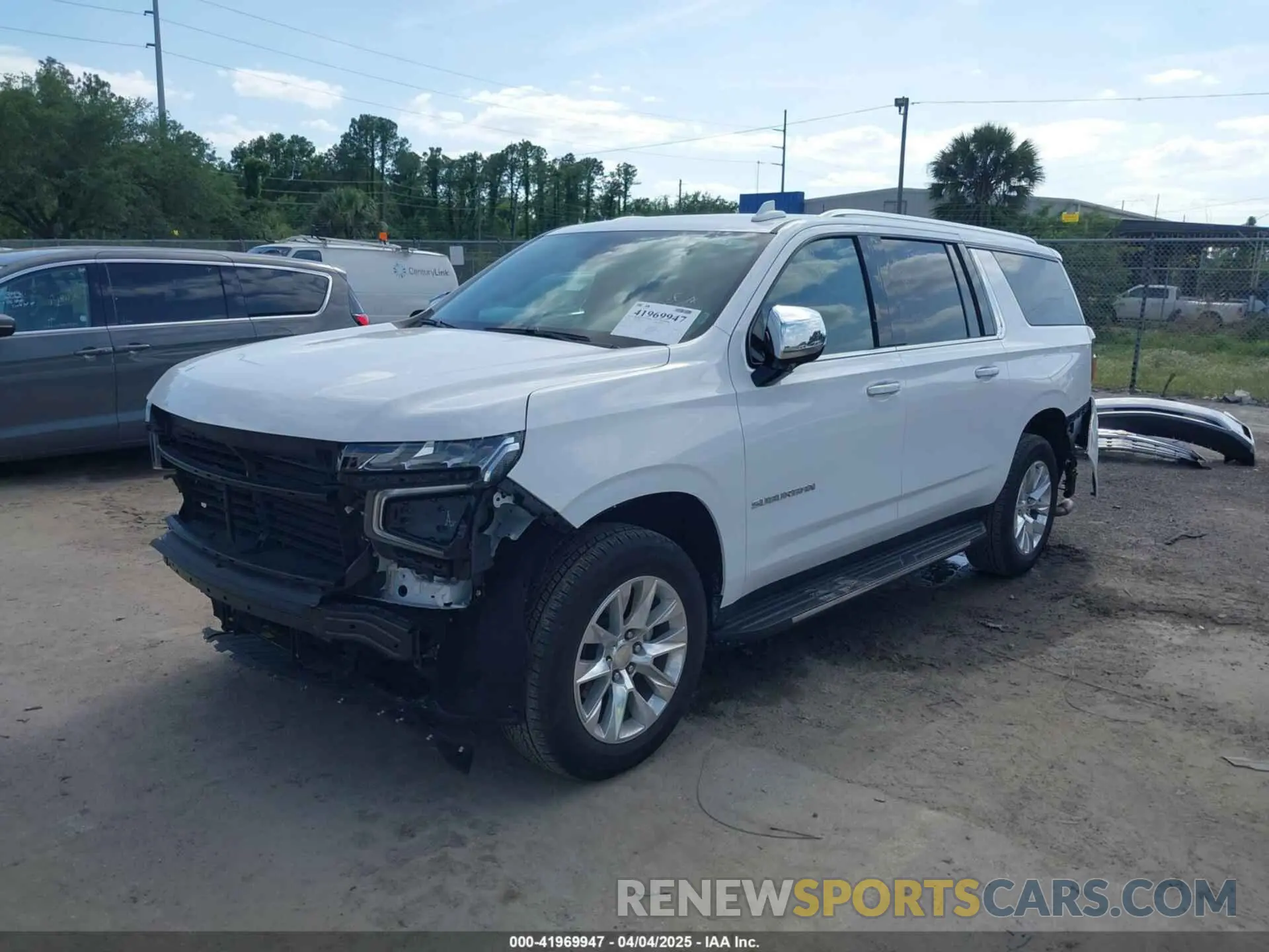 2 Photograph of a damaged car 1GNSCFKD3PR546579 CHEVROLET SUBURBAN 2023