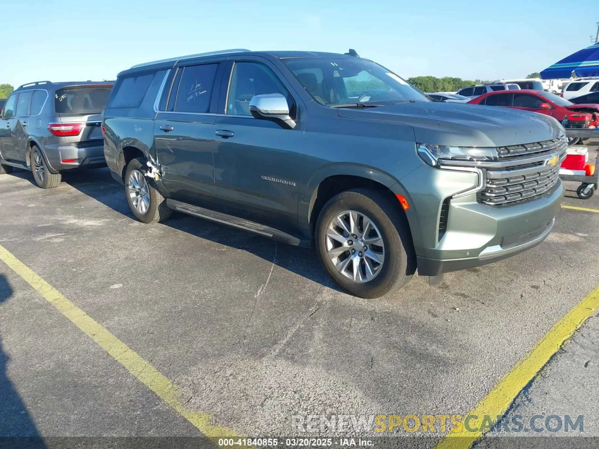 1 Photograph of a damaged car 1GNSCFKD6PR517741 CHEVROLET SUBURBAN 2023