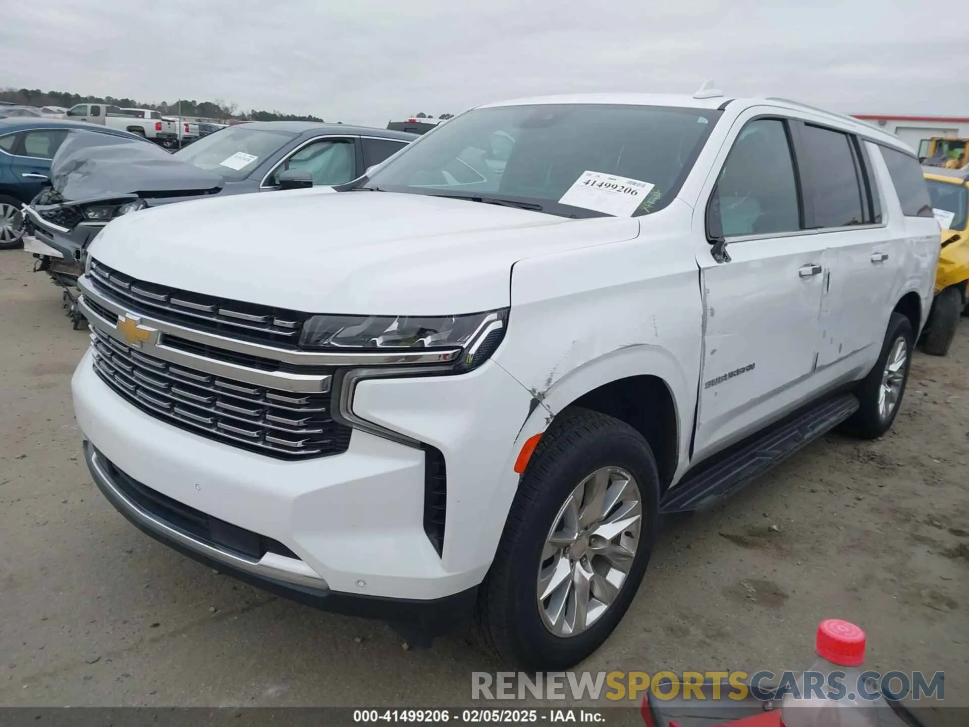 2 Photograph of a damaged car 1GNSCFKD7PR254451 CHEVROLET SUBURBAN 2023