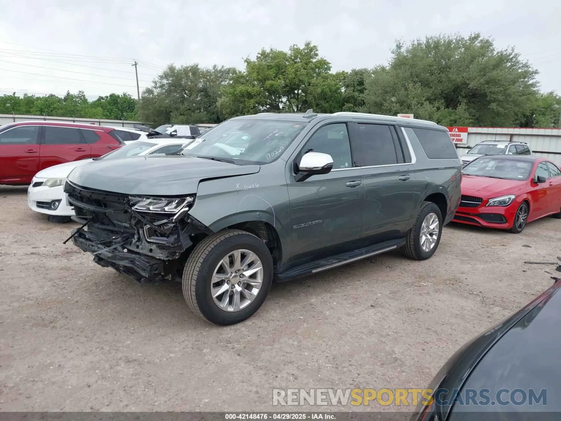 2 Фотография поврежденного автомобиля 1GNSCFKD8PR362870 CHEVROLET SUBURBAN 2023