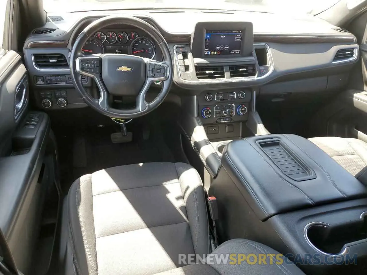 8 Фотография поврежденного автомобиля 1GNSKBKD0PR129979 CHEVROLET SUBURBAN 2023