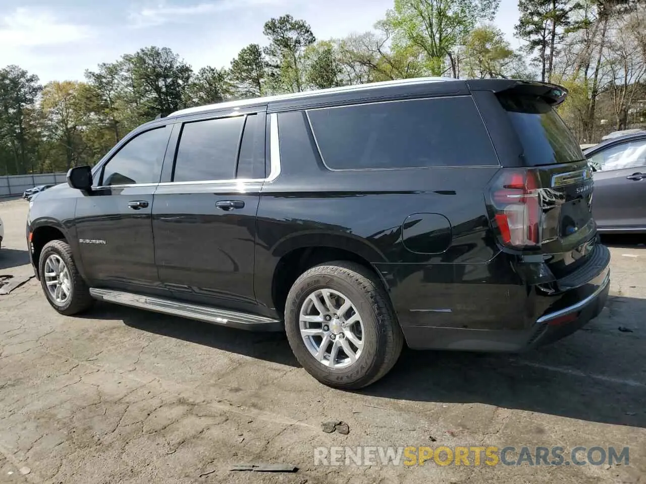 2 Photograph of a damaged car 1GNSKCKD4PR457170 CHEVROLET SUBURBAN 2023