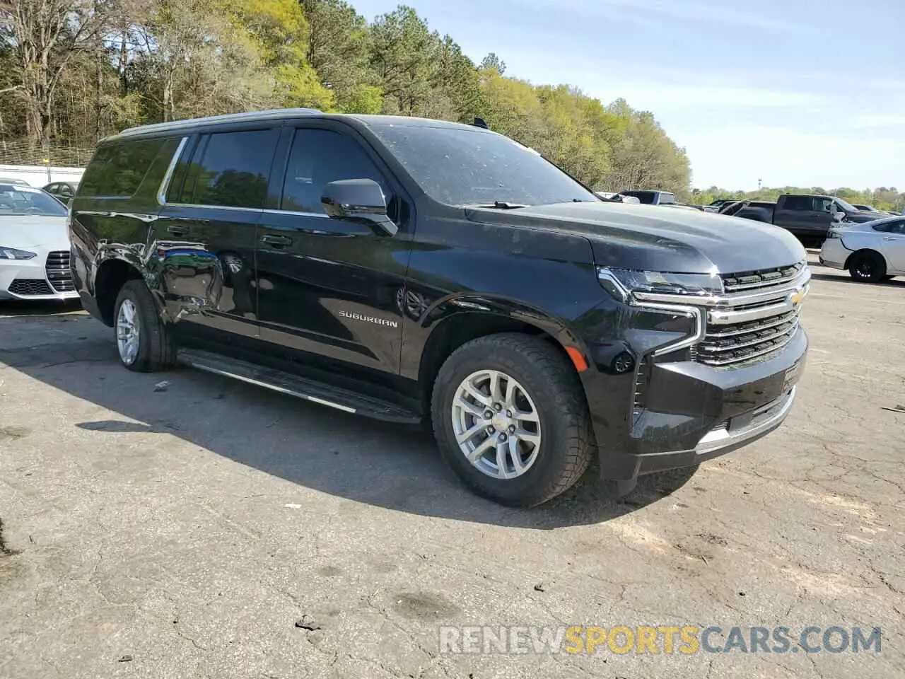 4 Photograph of a damaged car 1GNSKCKD4PR457170 CHEVROLET SUBURBAN 2023