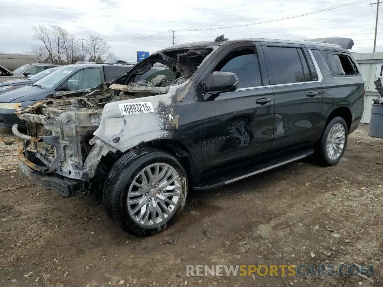 1 Photograph of a damaged car 1GNSKCKDXPR438333 CHEVROLET SUBURBAN 2023