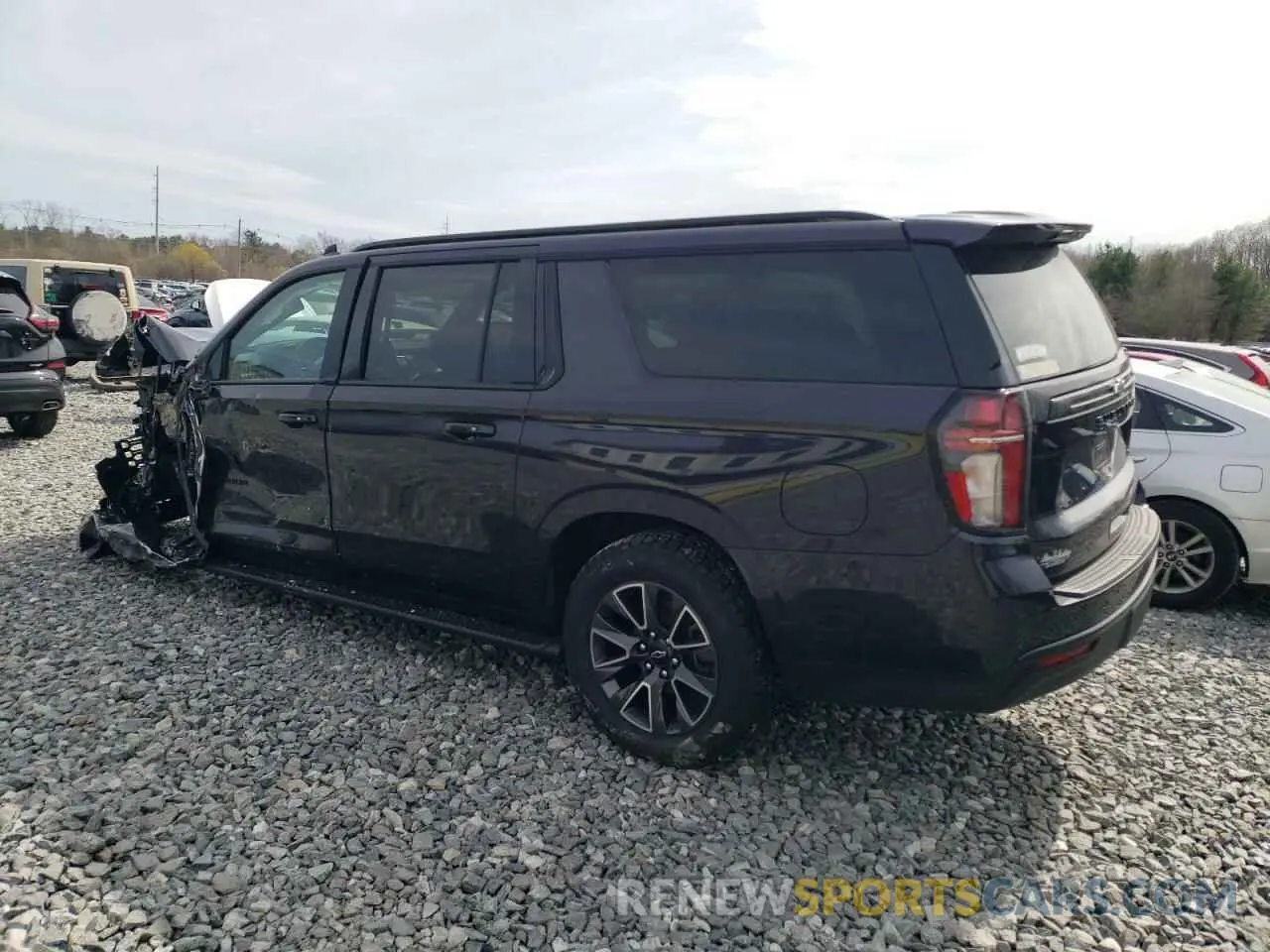 2 Photograph of a damaged car 1GNSKDKD8PR161929 CHEVROLET SUBURBAN 2023