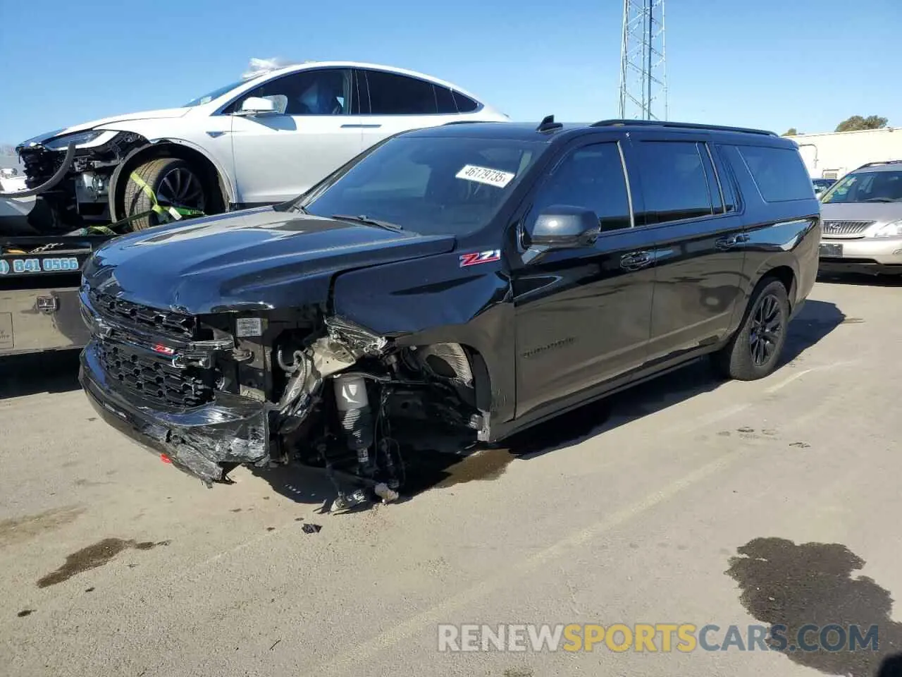 1 Photograph of a damaged car 1GNSKDKL2PR286237 CHEVROLET SUBURBAN 2023