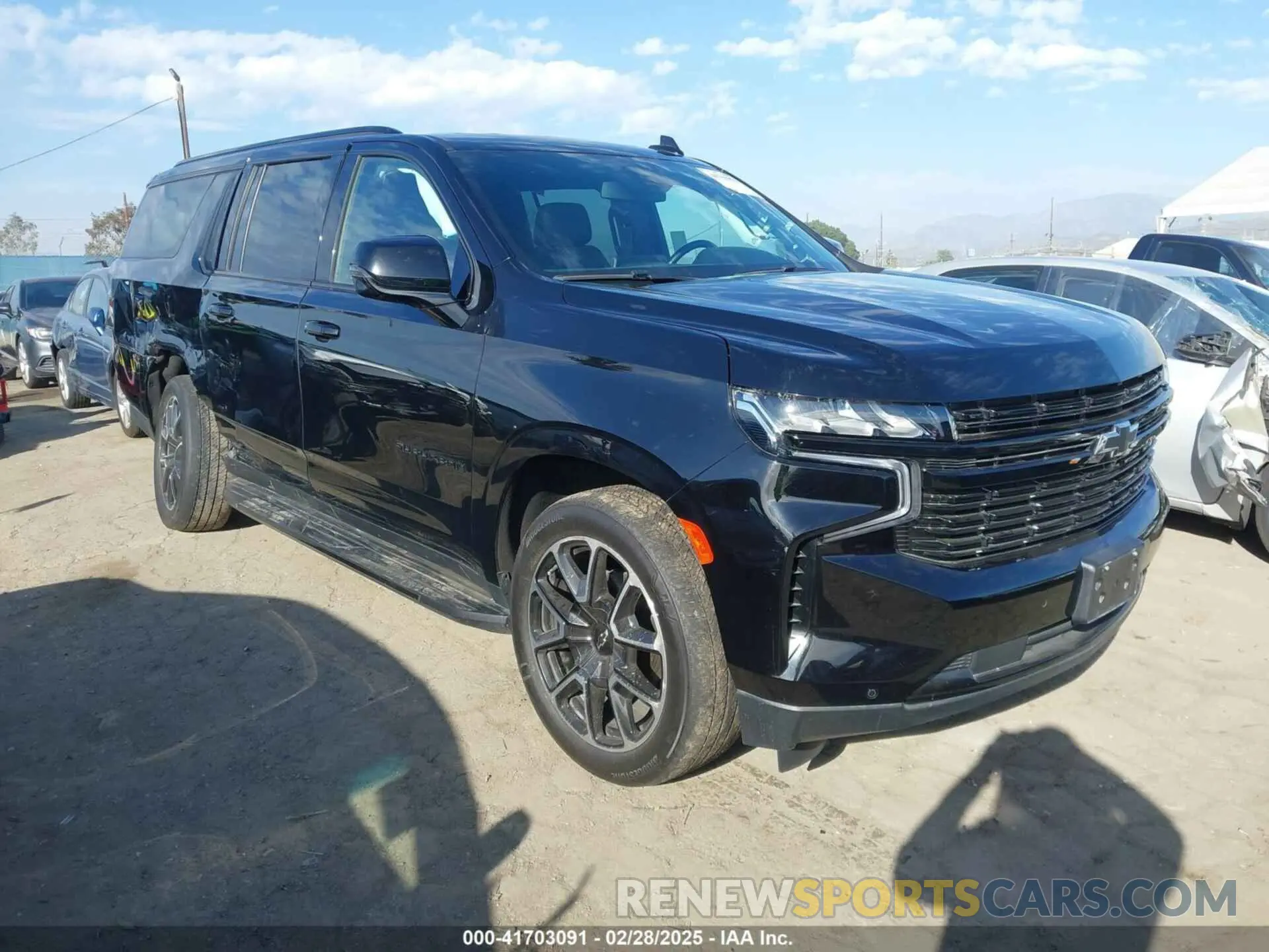 1 Photograph of a damaged car 1GNSKEKD2PR367074 CHEVROLET SUBURBAN 2023
