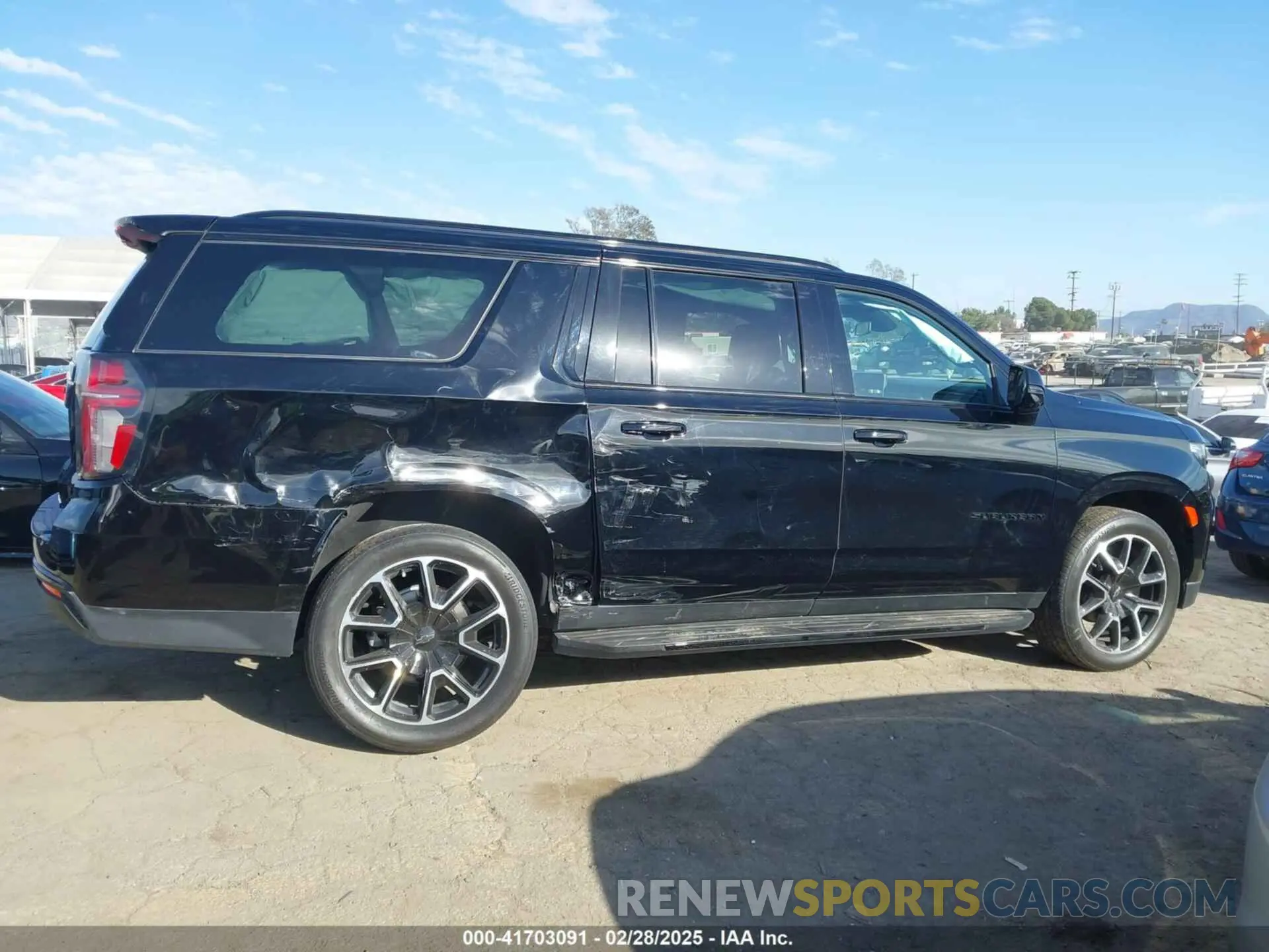 13 Photograph of a damaged car 1GNSKEKD2PR367074 CHEVROLET SUBURBAN 2023