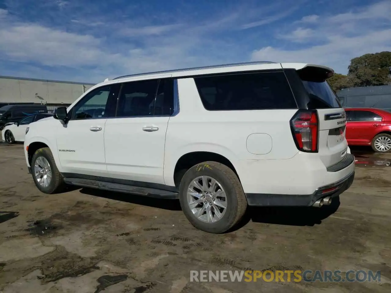 2 Photograph of a damaged car 1GNSKFKD5PR539443 CHEVROLET SUBURBAN 2023