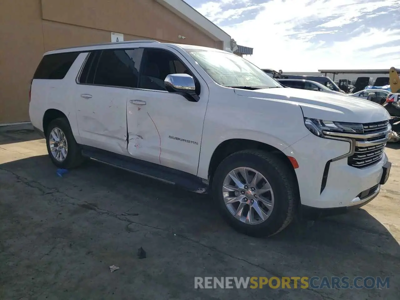 4 Photograph of a damaged car 1GNSKFKD5PR539443 CHEVROLET SUBURBAN 2023