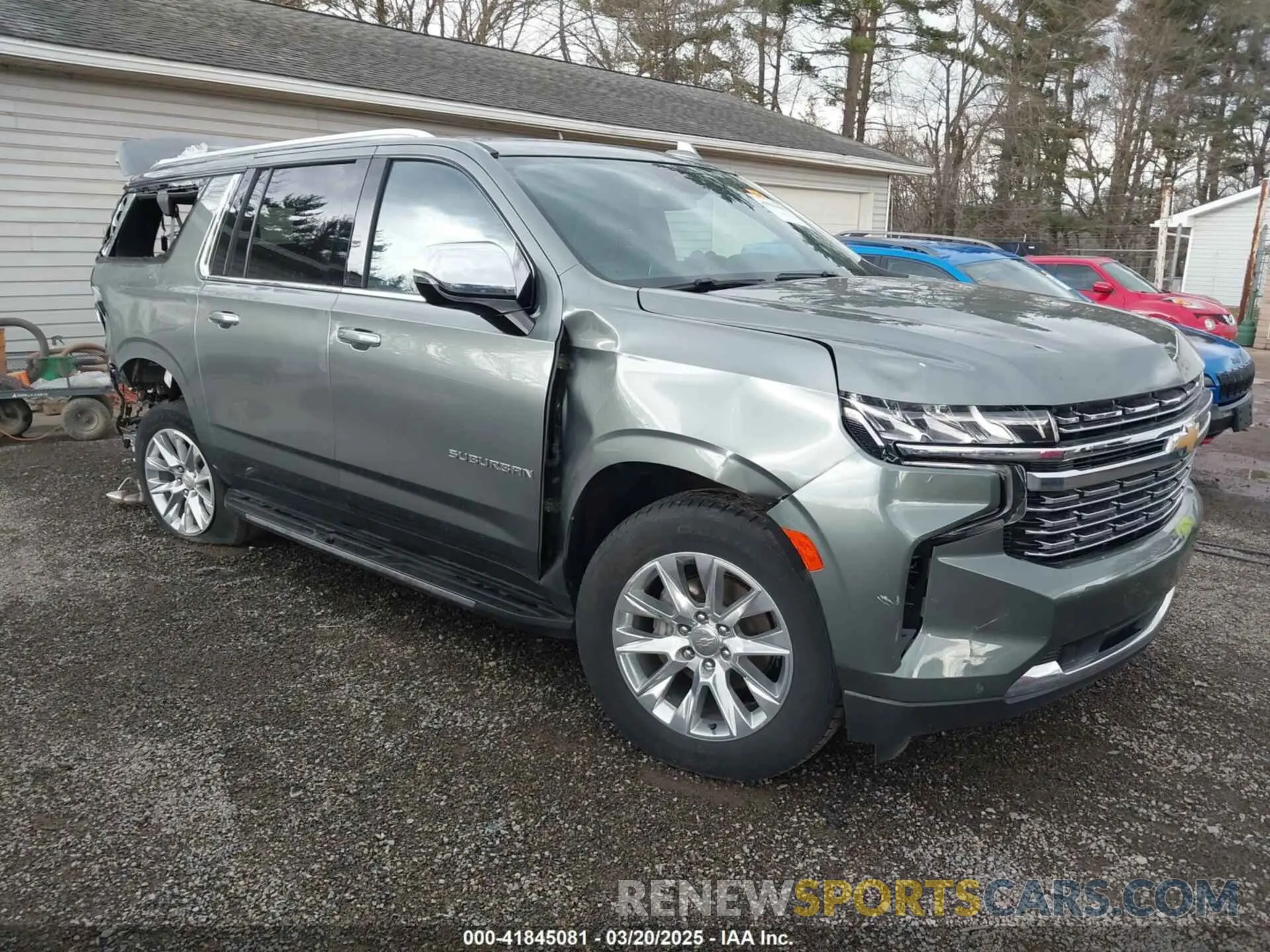 1 Photograph of a damaged car 1GNSKFKD6PR372798 CHEVROLET SUBURBAN 2023