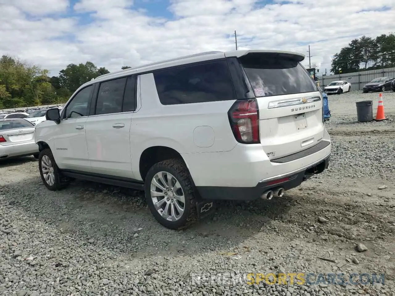 2 Фотография поврежденного автомобиля 1GNSKFKD8PR101323 CHEVROLET SUBURBAN 2023