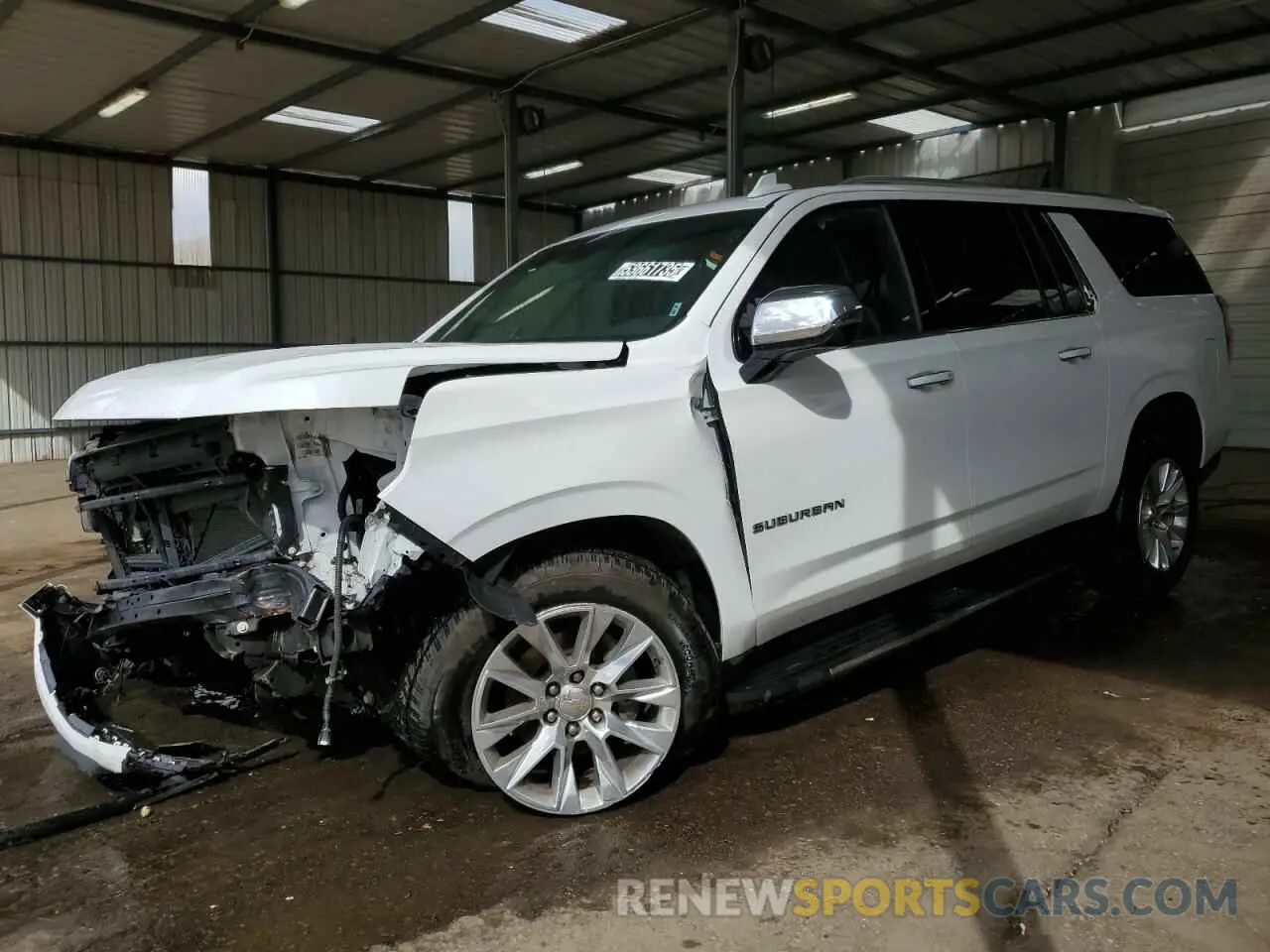 1 Photograph of a damaged car 1GNSKFKD8PR543891 CHEVROLET SUBURBAN 2023