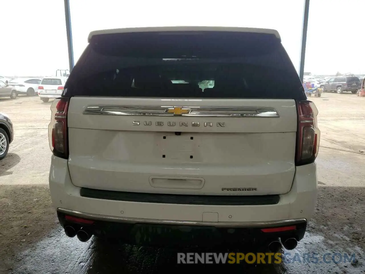 6 Photograph of a damaged car 1GNSKFKD8PR543891 CHEVROLET SUBURBAN 2023