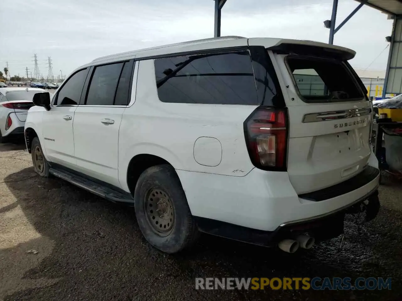 2 Photograph of a damaged car 1GNSKFKD9PR396318 CHEVROLET SUBURBAN 2023