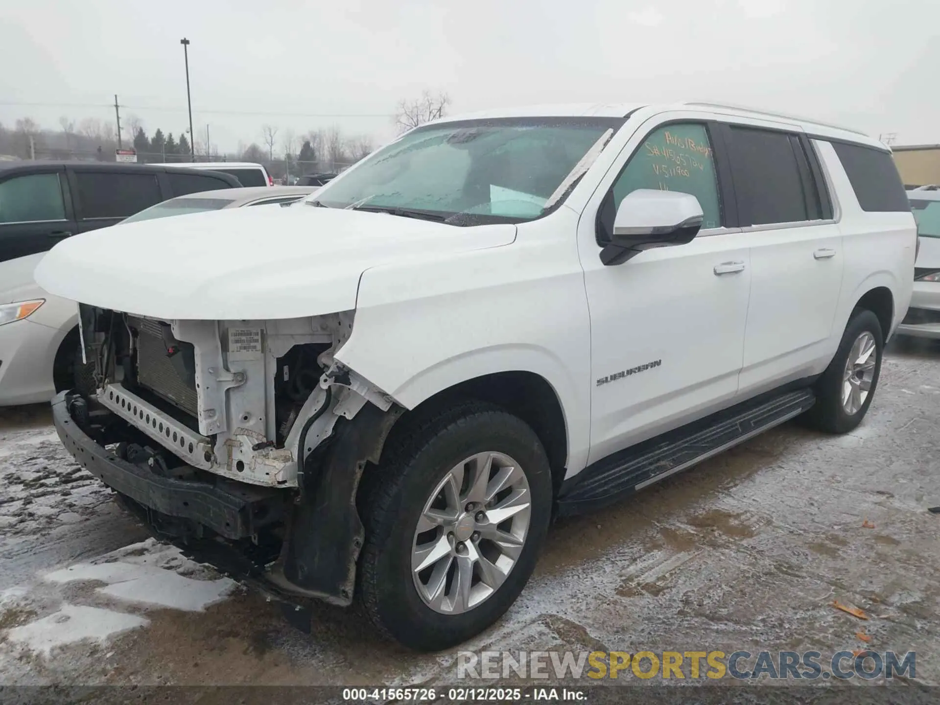 2 Фотография поврежденного автомобиля 1GNSKFKDXPR511900 CHEVROLET SUBURBAN 2023