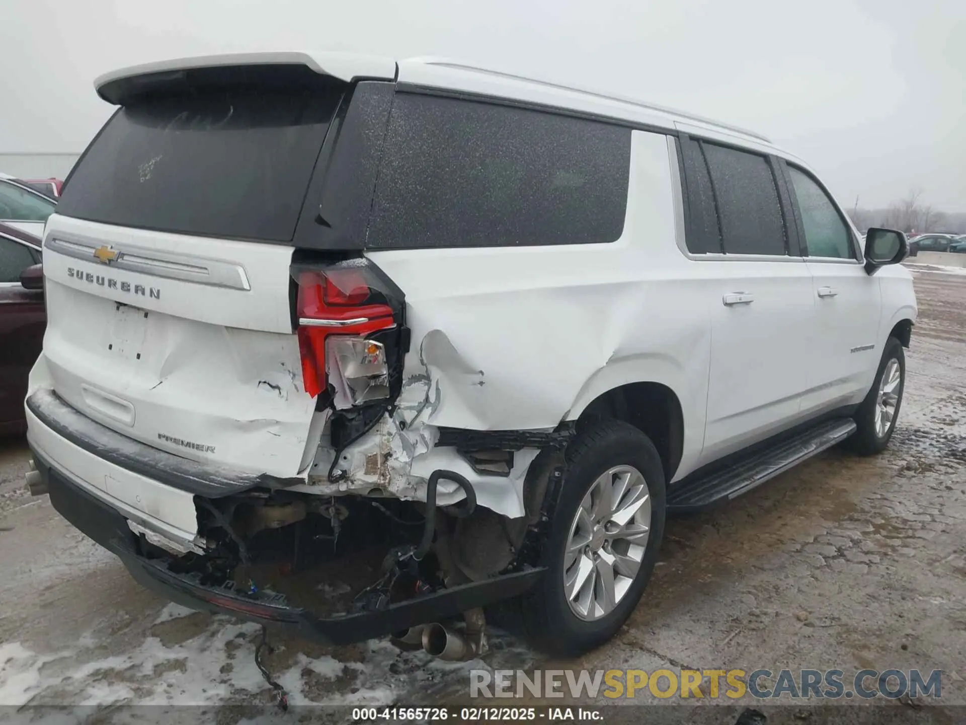 4 Фотография поврежденного автомобиля 1GNSKFKDXPR511900 CHEVROLET SUBURBAN 2023