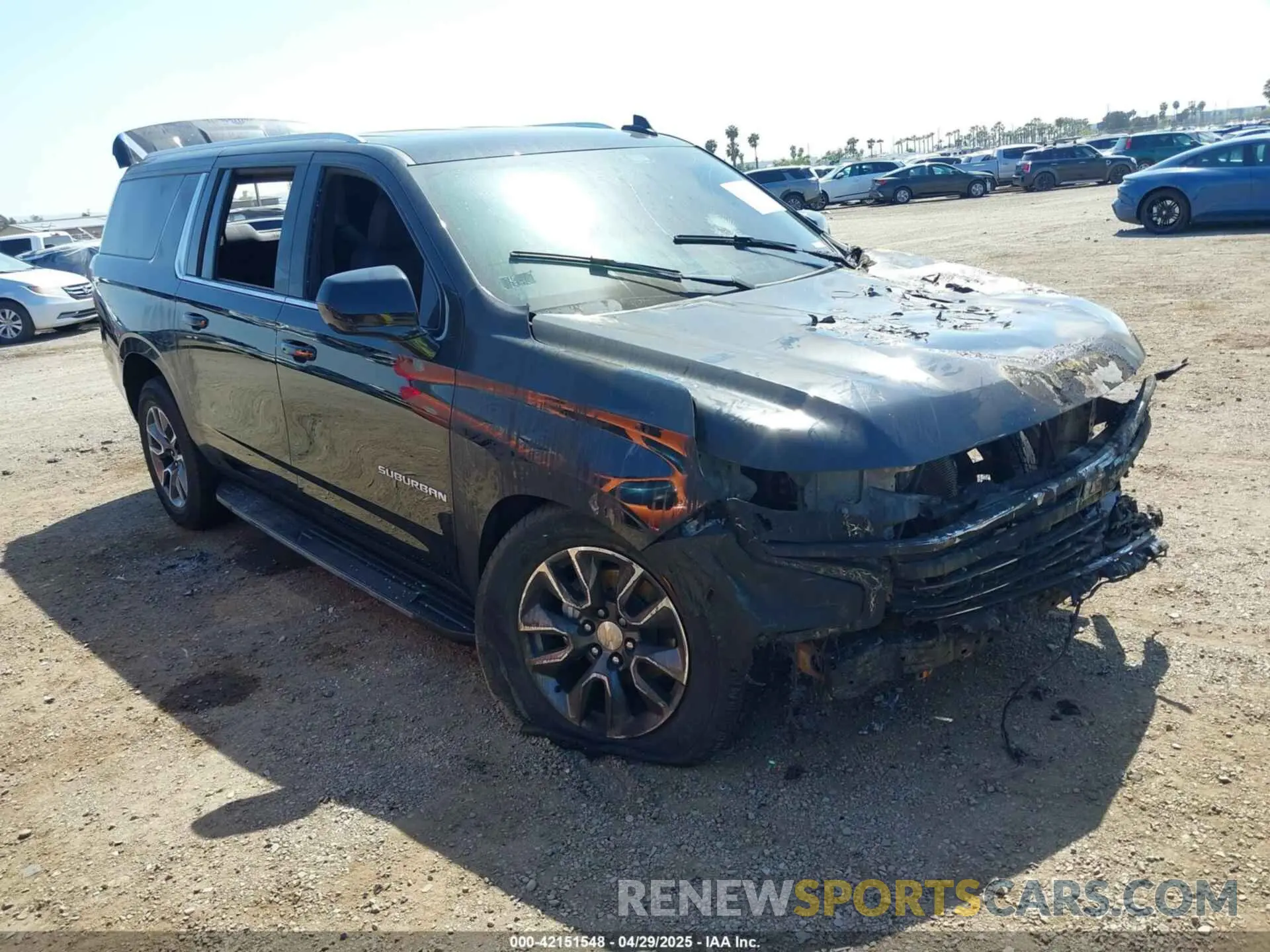 1 Photograph of a damaged car 1GNSCCKT6RR222440 CHEVROLET SUBURBAN 2024