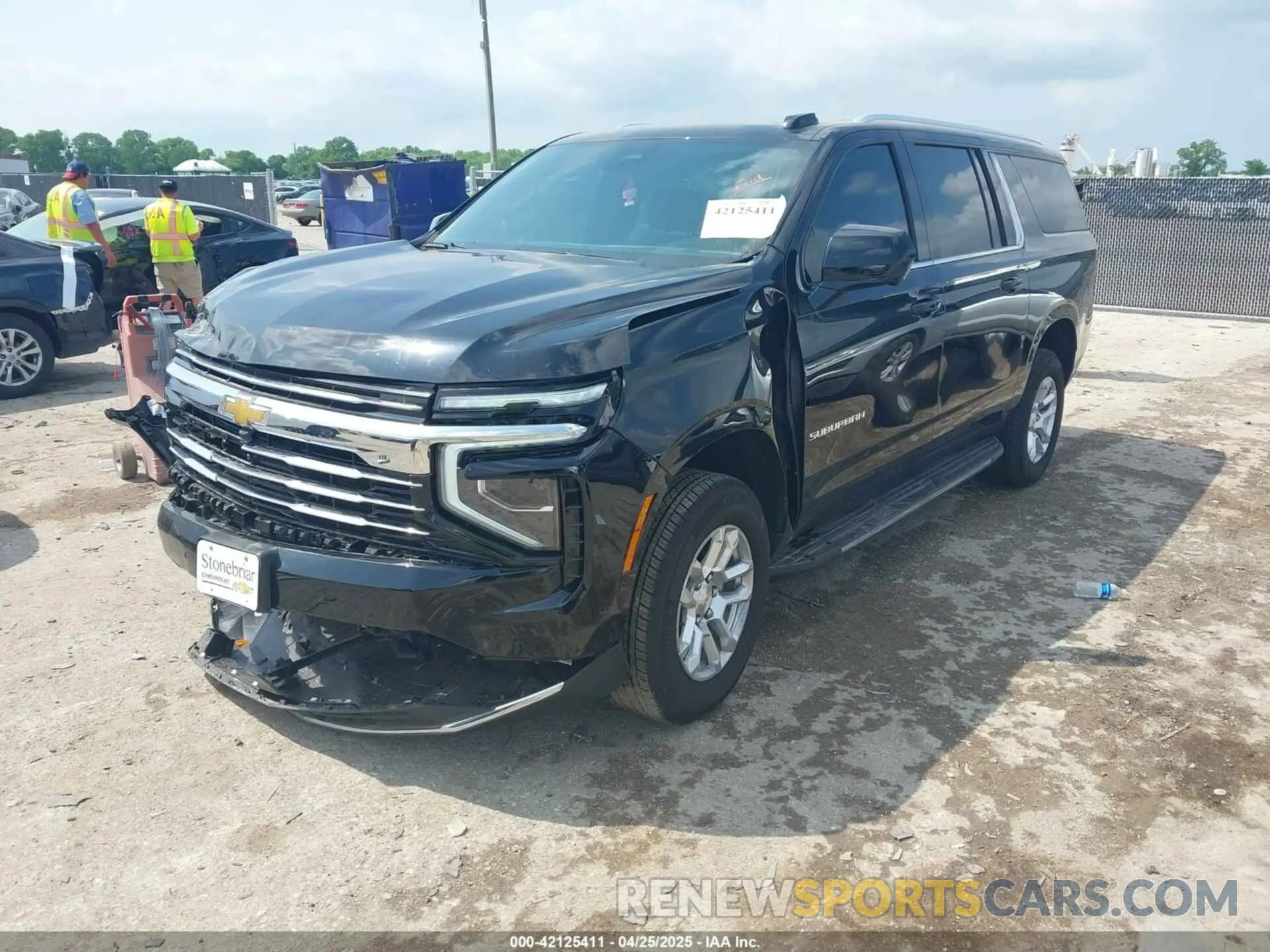 2 Photograph of a damaged car 1GNS5CRD8SR200292 CHEVROLET SUBURBAN 2025