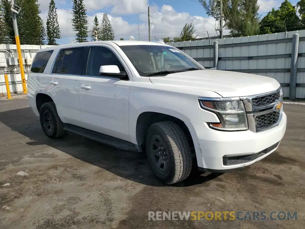 4 Photograph of a damaged car 1GNLCDEC0KR281074 CHEVROLET TAHOE 2019
