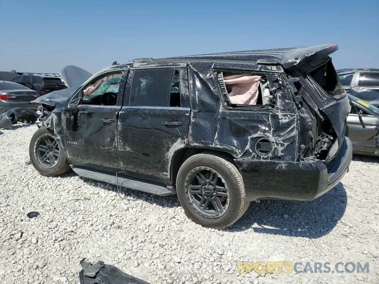 2 Photograph of a damaged car 1GNSCAKC6KR339624 CHEVROLET TAHOE 2019