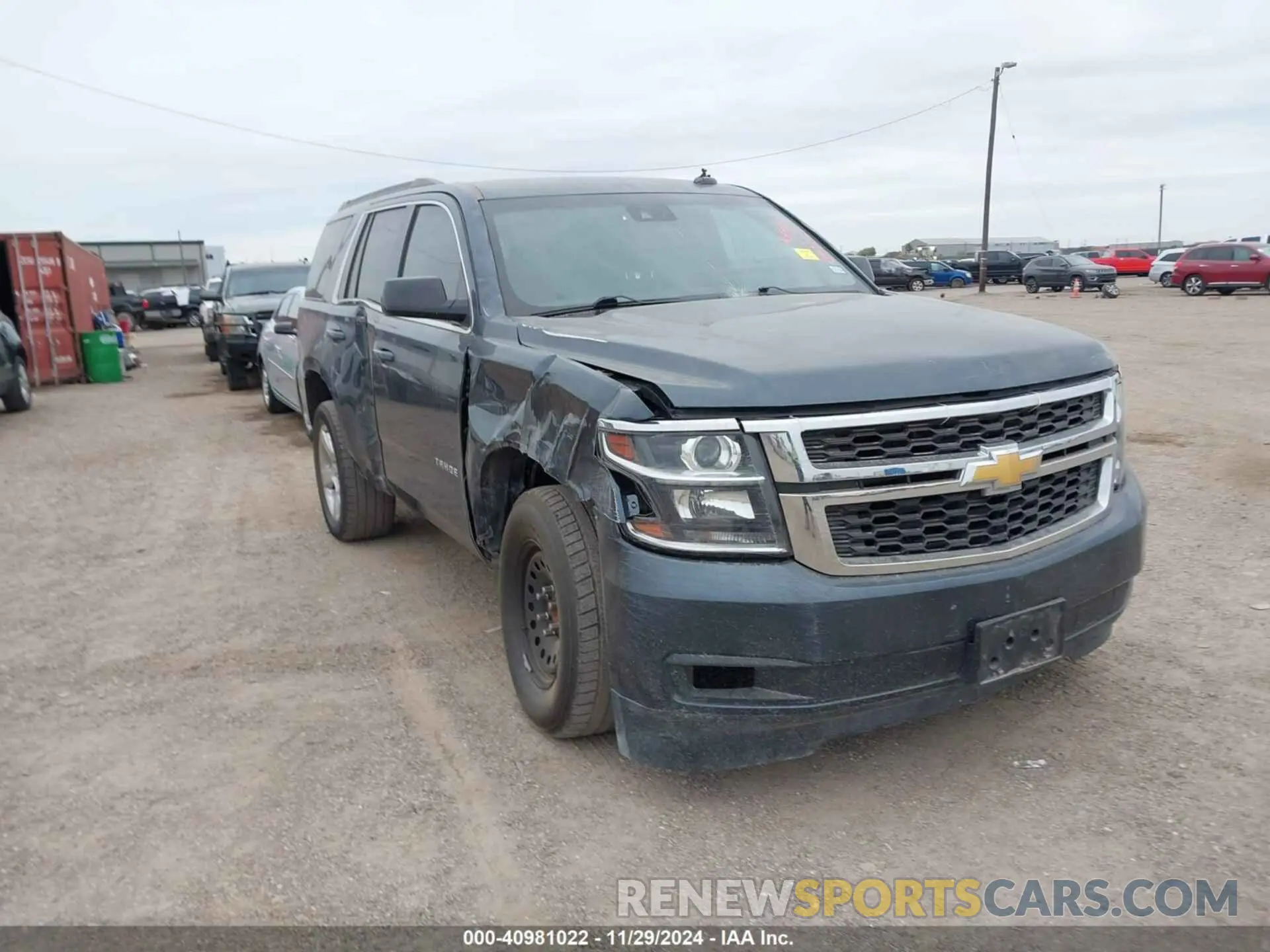 1 Фотография поврежденного автомобиля 1GNSCAKC7KR164171 CHEVROLET TAHOE 2019