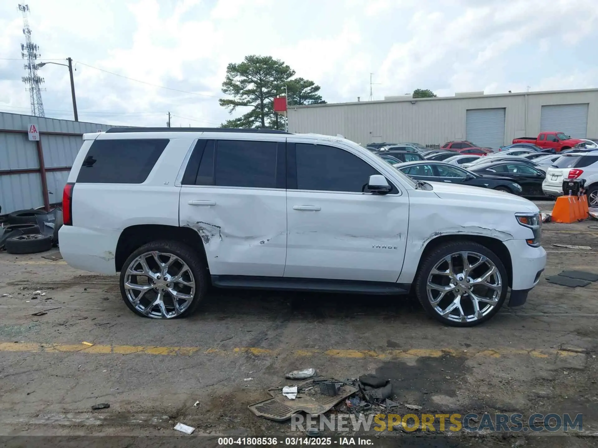 13 Фотография поврежденного автомобиля 1GNSCBKC6KR345154 CHEVROLET TAHOE 2019