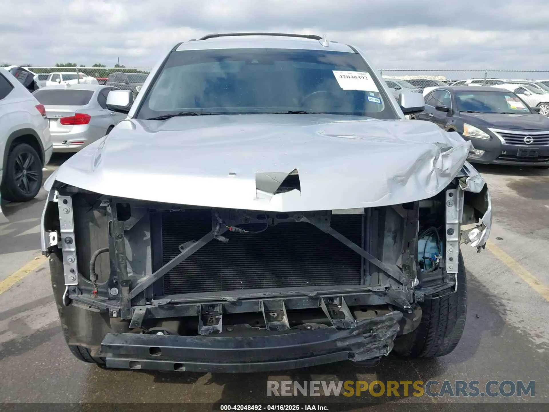 13 Photograph of a damaged car 1GNSCBKC7KR326466 CHEVROLET TAHOE 2019