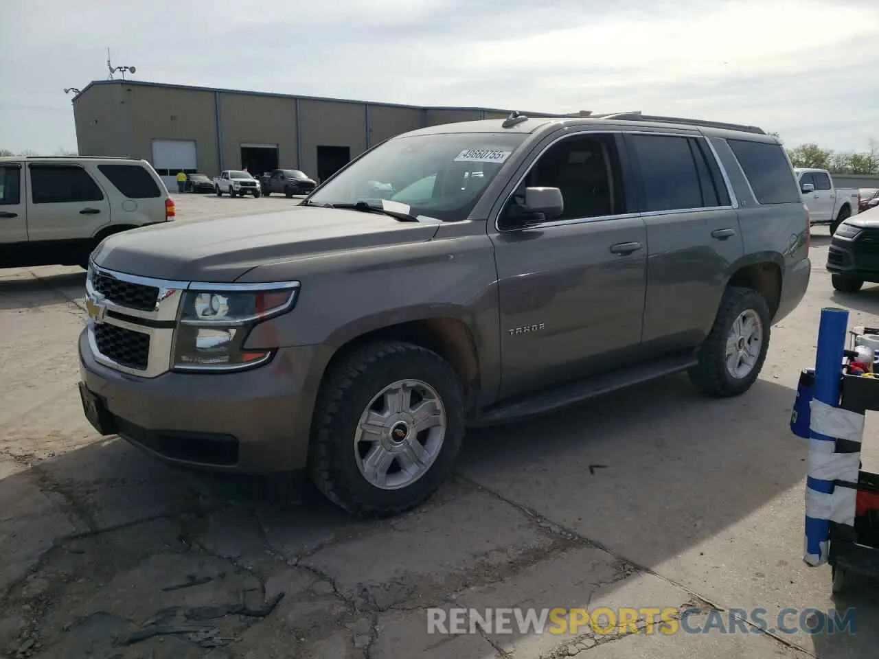 1 Photograph of a damaged car 1GNSCBKC8KR396364 CHEVROLET TAHOE 2019