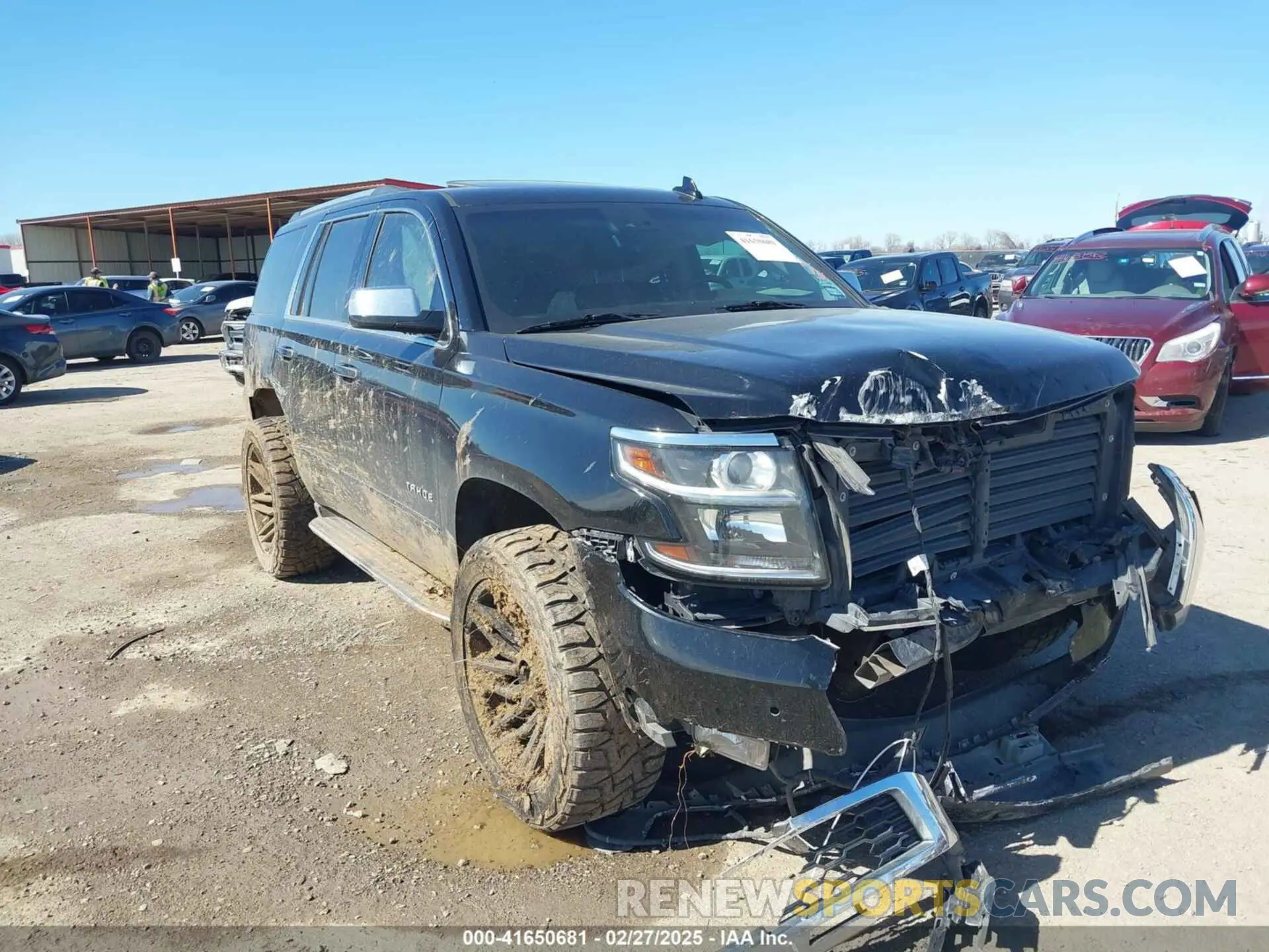 1 Photograph of a damaged car 1GNSCCKC5KR260277 CHEVROLET TAHOE 2019