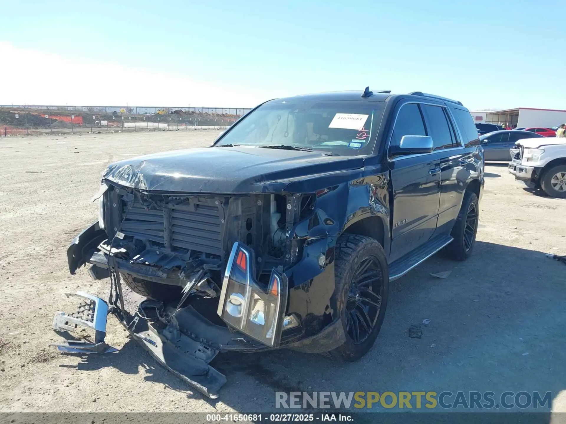 2 Photograph of a damaged car 1GNSCCKC5KR260277 CHEVROLET TAHOE 2019