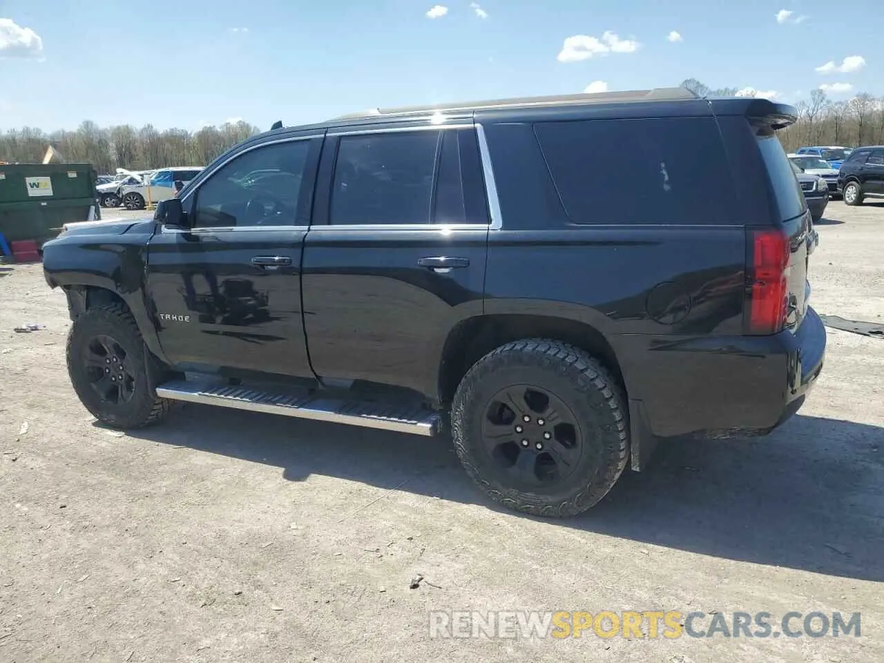 2 Photograph of a damaged car 1GNSKAKCXKR220980 CHEVROLET TAHOE 2019