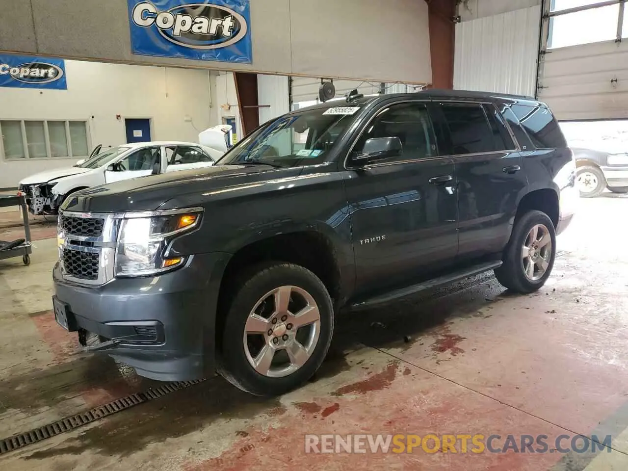 1 Photograph of a damaged car 1GNSKBKC1KR357280 CHEVROLET TAHOE 2019