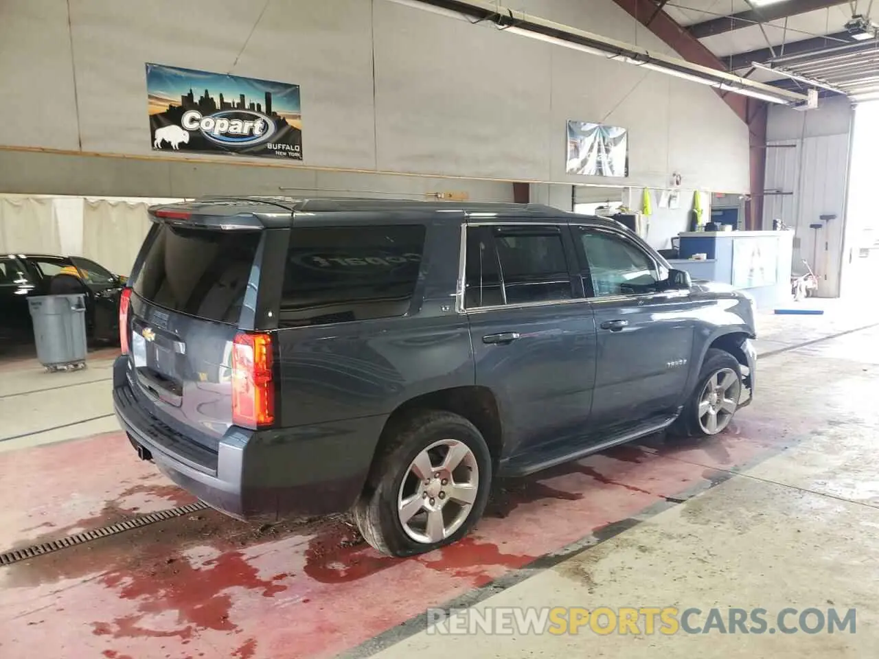 3 Photograph of a damaged car 1GNSKBKC1KR357280 CHEVROLET TAHOE 2019