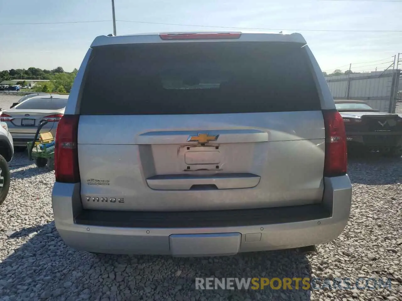 6 Photograph of a damaged car 1GNSKBKC2KR208134 CHEVROLET TAHOE 2019