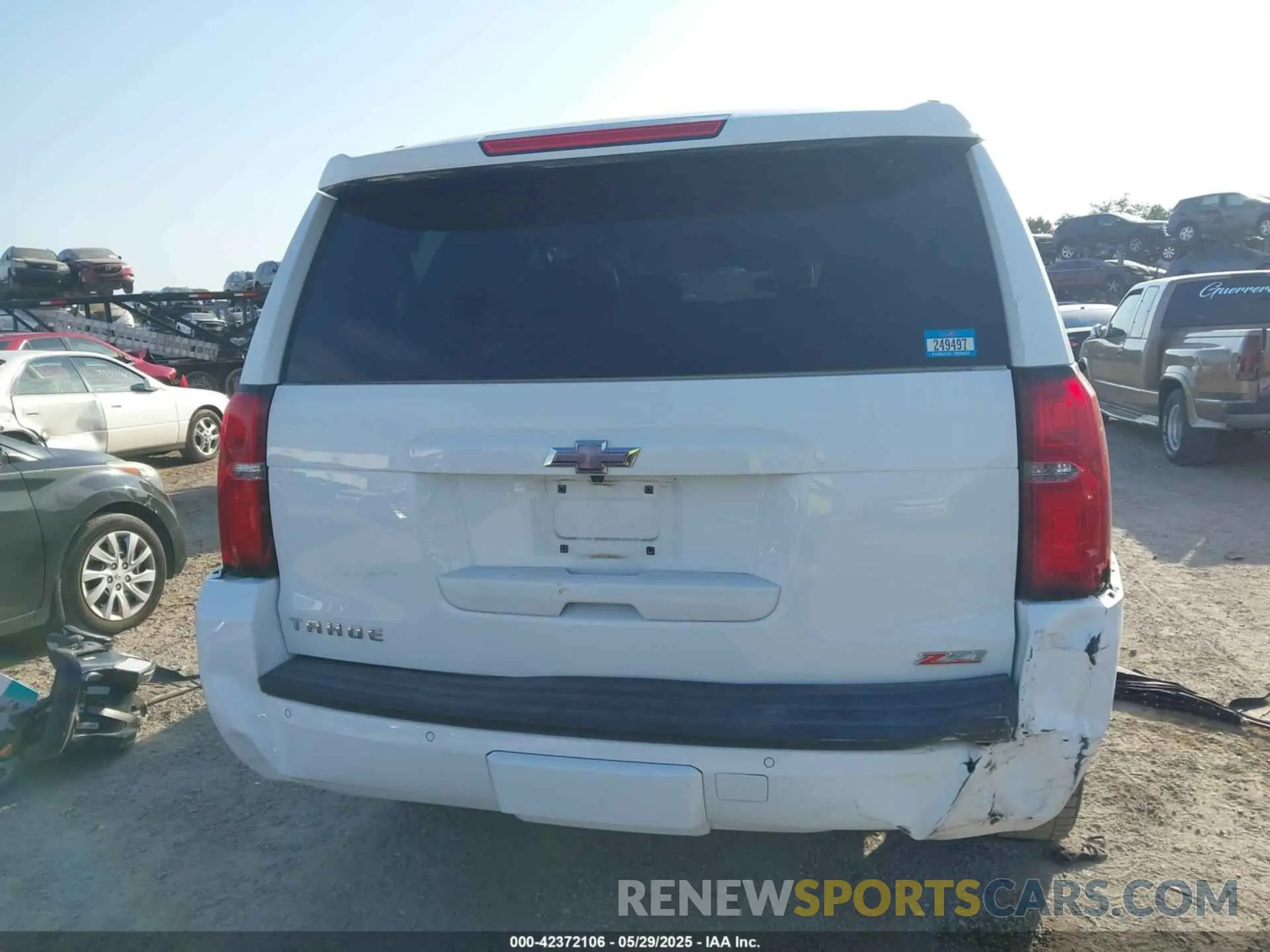 6 Фотография поврежденного автомобиля 1GNSKBKC2KR253915 CHEVROLET TAHOE 2019