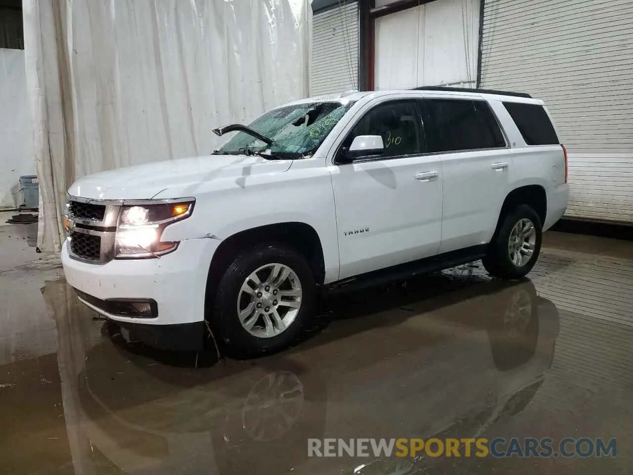 1 Photograph of a damaged car 1GNSKBKC3KR307481 CHEVROLET TAHOE 2019
