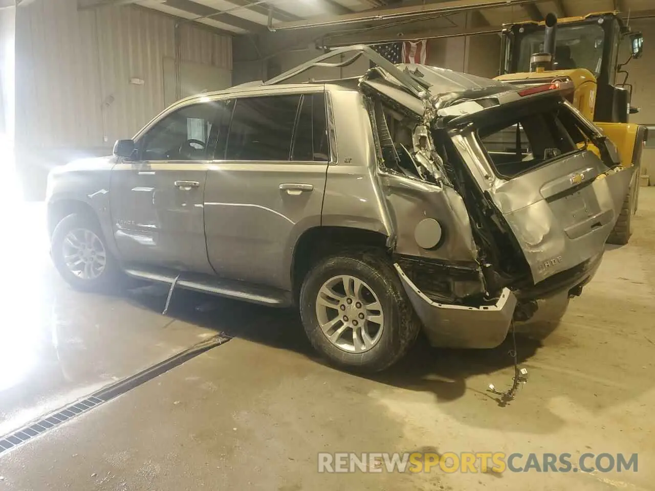 2 Photograph of a damaged car 1GNSKBKC4KR381444 CHEVROLET TAHOE 2019
