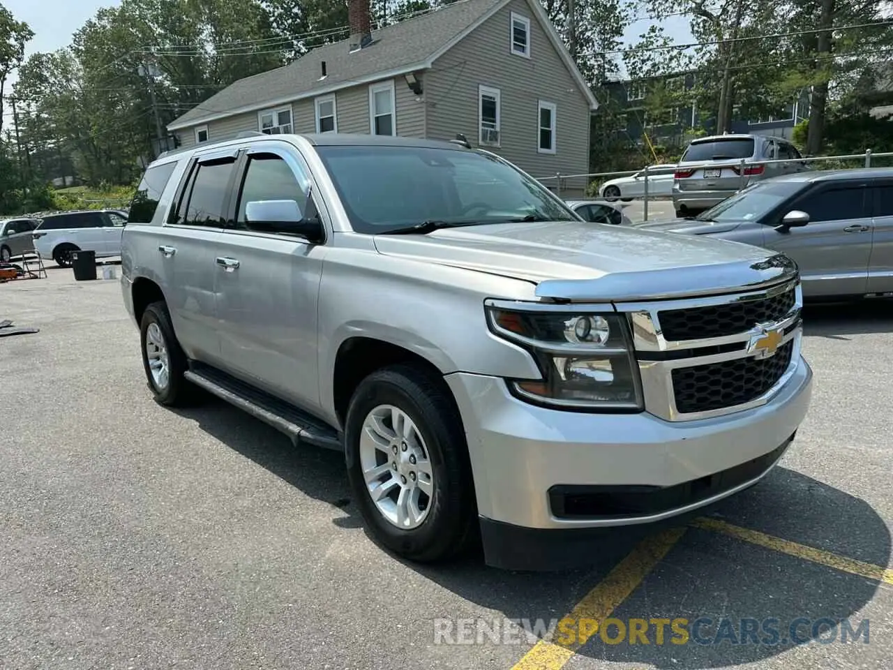 4 Photograph of a damaged car 1GNSKBKC5KR127144 CHEVROLET TAHOE 2019