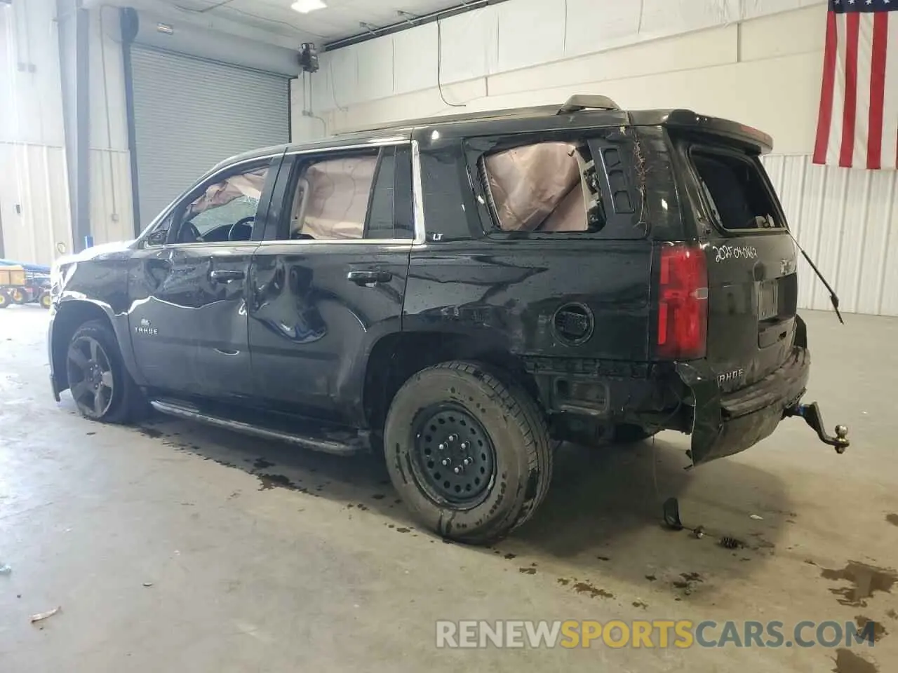2 Photograph of a damaged car 1GNSKBKC5KR186372 CHEVROLET TAHOE 2019