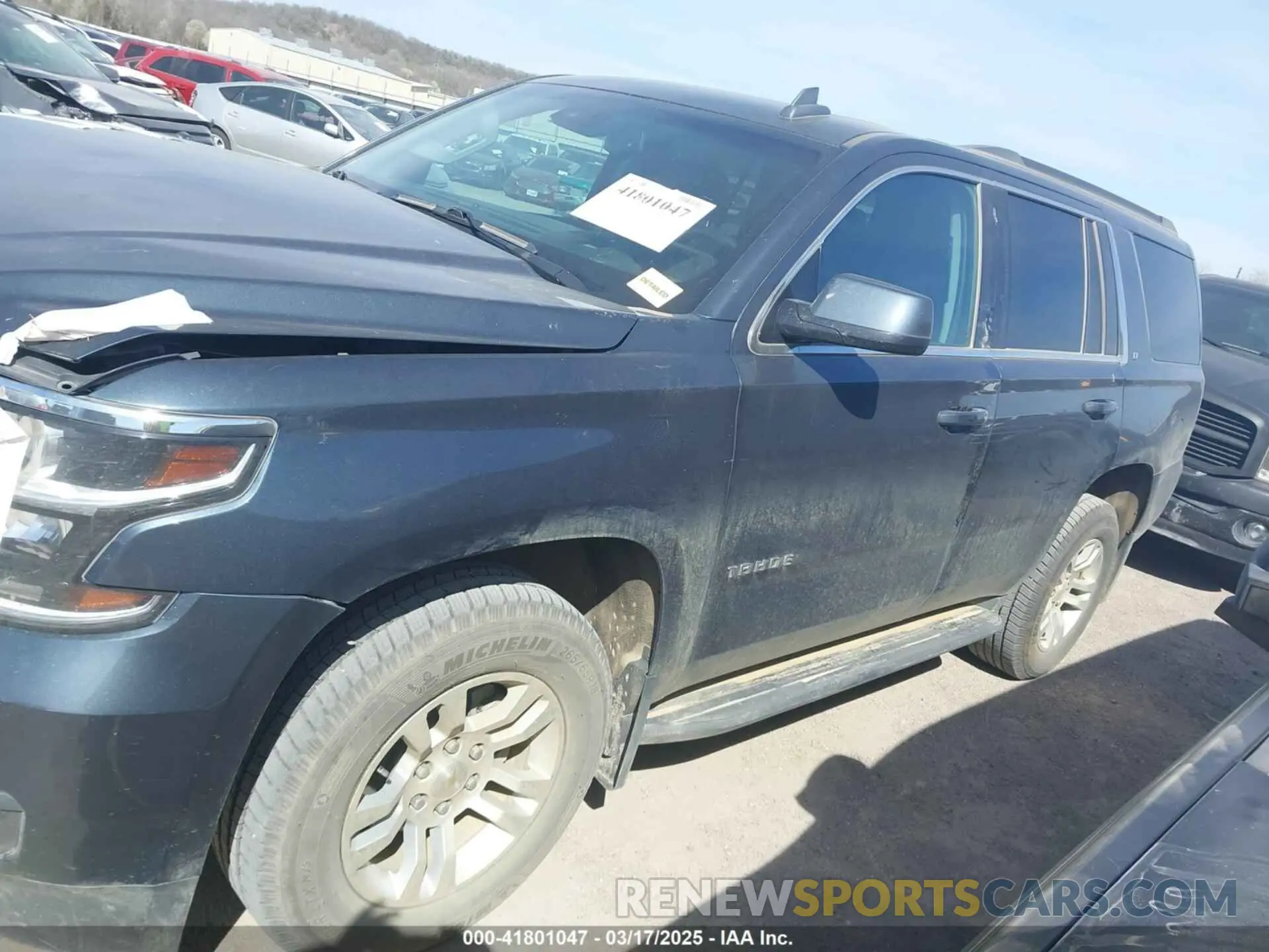 13 Photograph of a damaged car 1GNSKBKC6KR186865 CHEVROLET TAHOE 2019