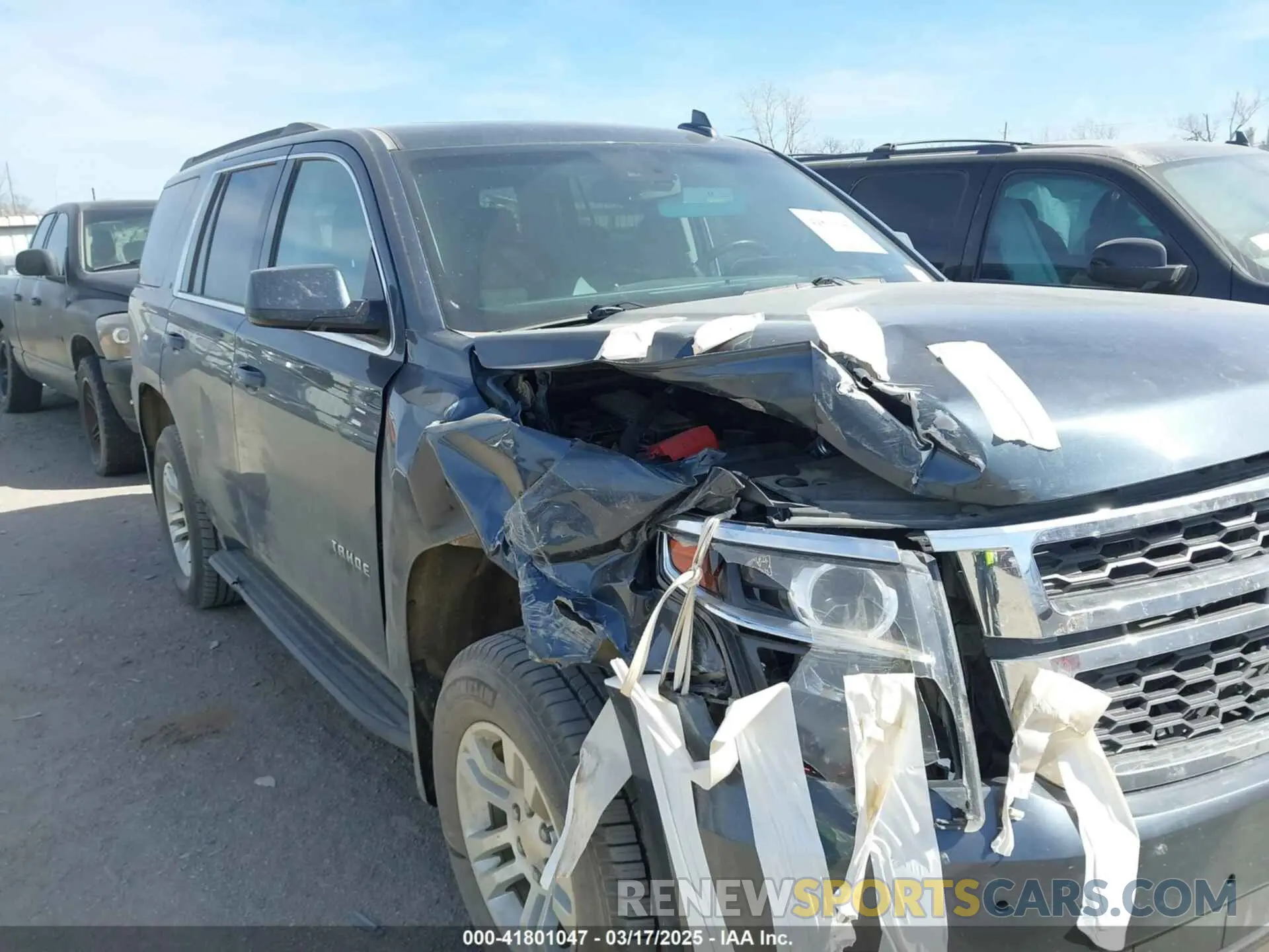 6 Photograph of a damaged car 1GNSKBKC6KR186865 CHEVROLET TAHOE 2019