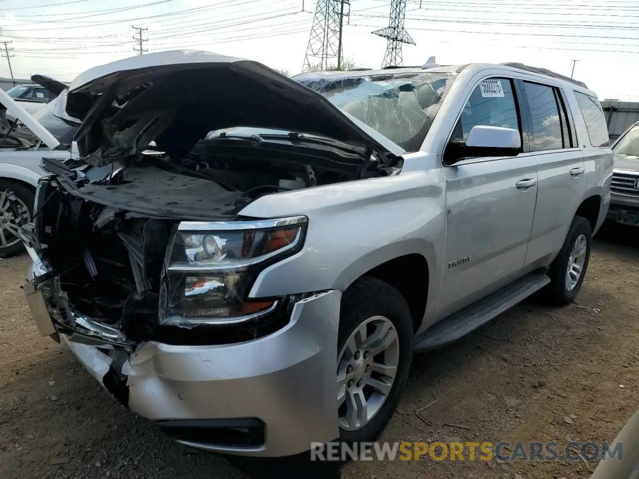 1 Фотография поврежденного автомобиля 1GNSKBKC6KR273813 CHEVROLET TAHOE 2019