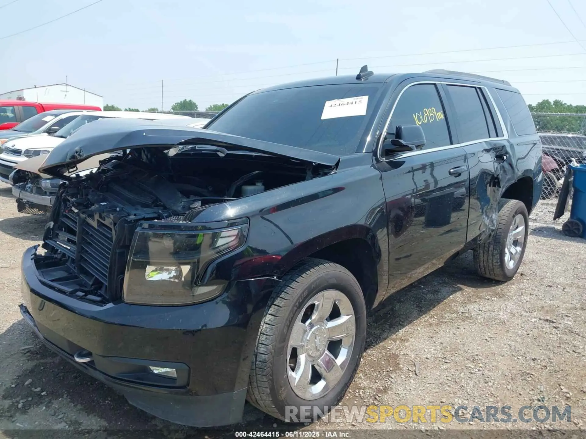 2 Photograph of a damaged car 1GNSKBKC7KR253912 CHEVROLET TAHOE 2019
