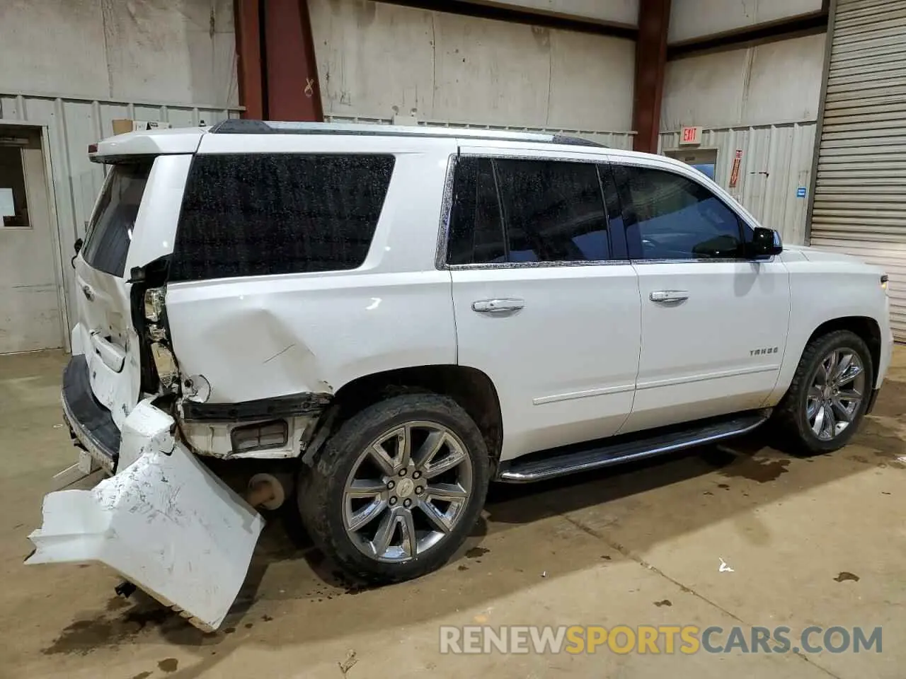3 Photograph of a damaged car 1GNSKCKC0KR105896 CHEVROLET TAHOE 2019