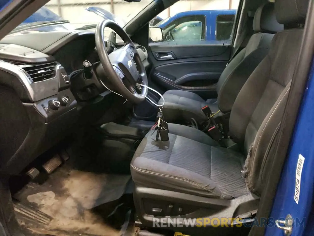 7 Photograph of a damaged car 1GNSKDEC6KR409168 CHEVROLET TAHOE 2019